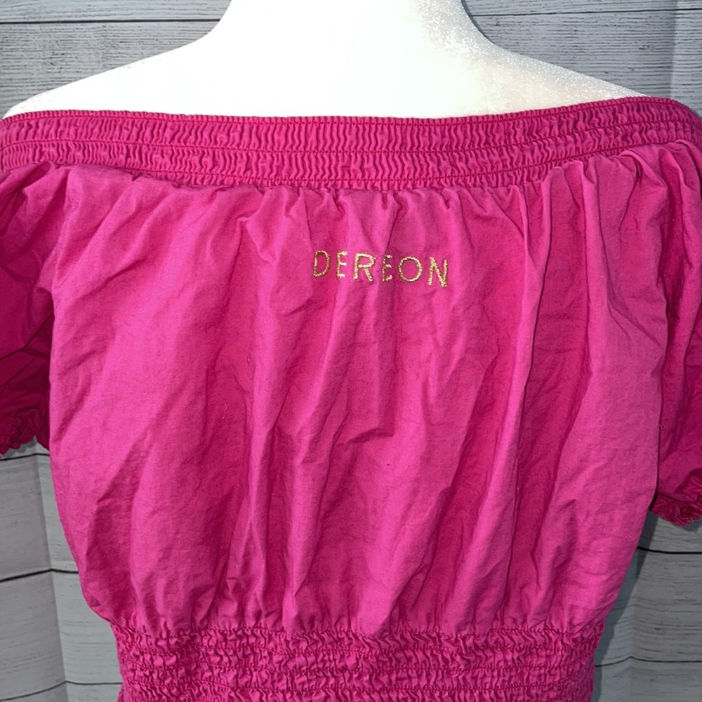 Dereon Ruffled Pink Top - Picture 5 of 7